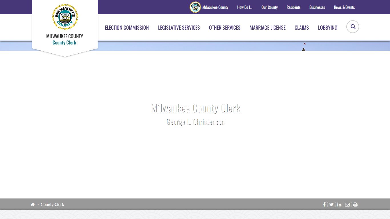 County Clerk - County of Milwaukee